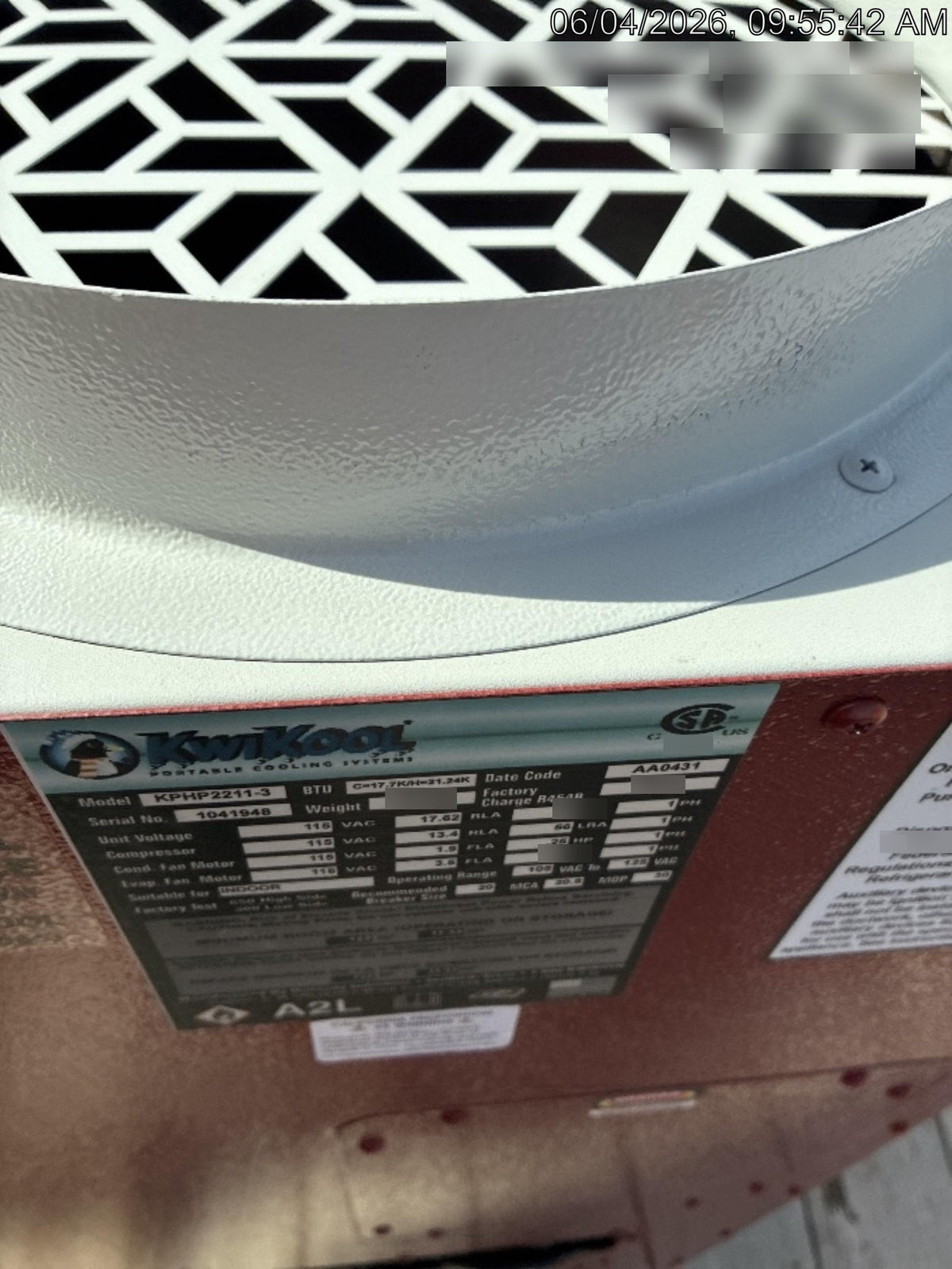 2026 KWIKOOL KPHP2211-3