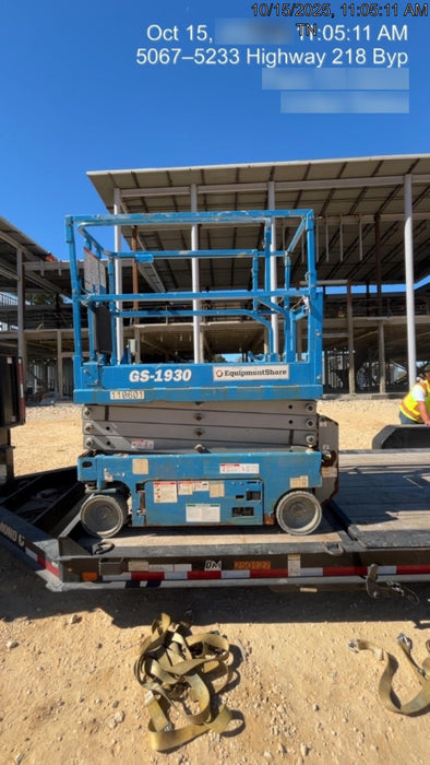 2020 Genie GS-1930 Solid Non Marking Tires, Beacon, Folding rails with half height swing gate