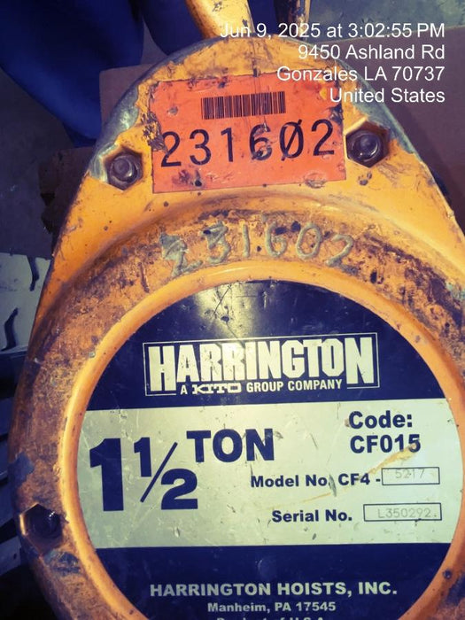 2022 HARRINGTON CF015-20