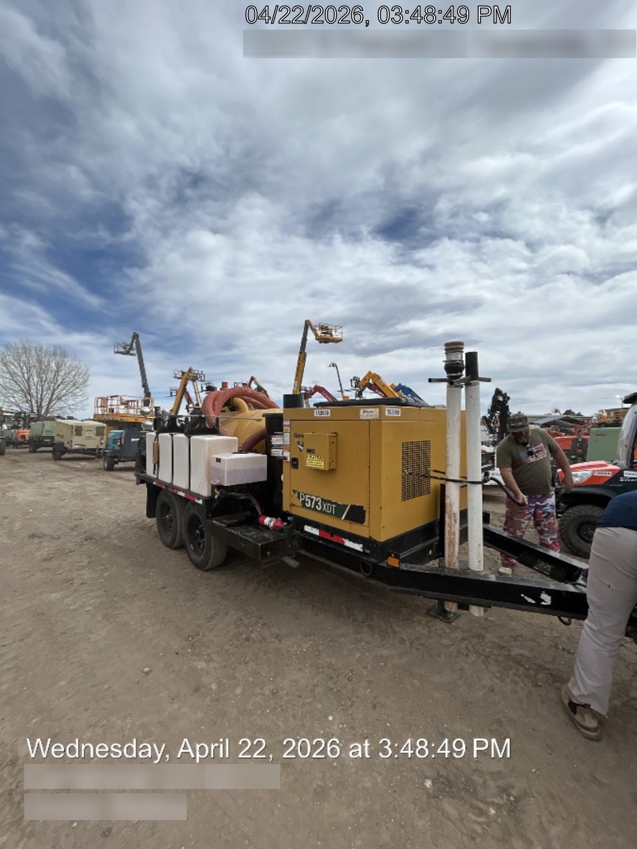 2021 Vac-Tron LP573XDT T4 Koehler Diesel Engine, 500 Gallon Debris Tank, x2 100 Gallon Water Tanks