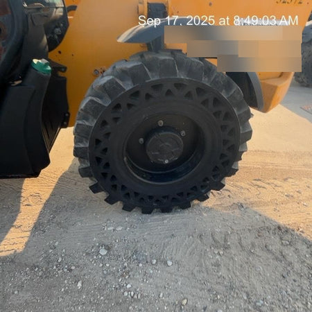 2019 JCB 510-56 Open ROPS, 74 HP, Solid Tires, Worklights, Beacon, Aux Hydraulics, Lifting Eye 72" Carriage/60" Forks