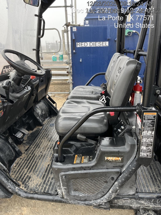 2021 Kubota RTV-X1140W-H Plastic Canopy, Windshield Acrylic Clear, LED Strobe Light, Wire Harness Kit, Back up Alarm
