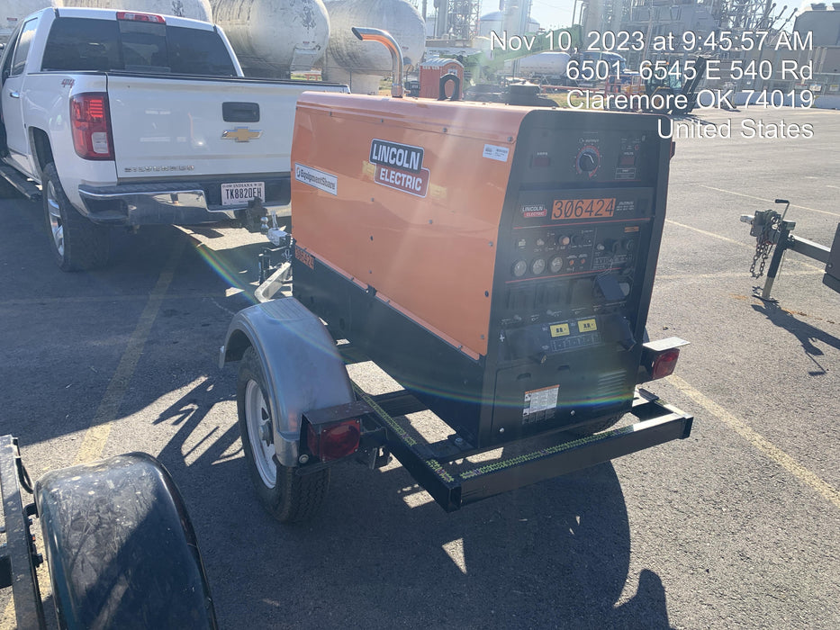 2023 Lincoln Electric LE400 Kubota V1505, Trlr, Cable Rack, Light Kit, ES Decals, T3