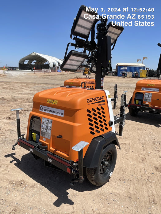 2024 Generac MLT2 Diesel, Flex Switch 120V Input, Powerzone Controller, 
(4) 320W LED Lights, 4kW Generator, 39.9 Gal Fuel Tank, 2" Ball, T3