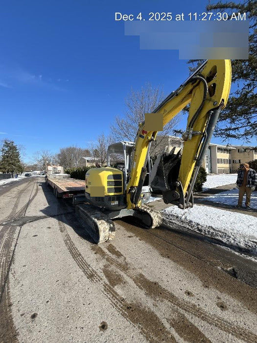 2019 Wacker Neuson EZ53 Open ROPS, Long Dipperstick, T4, VDS Manual QC, Buckets: 12/18/24"