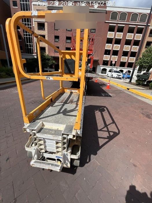 Custom Equipment HB-1430 Hy-Brid Scissor Lift
Platform capacity up to 670 lbs
Working height up to 20 ft
Weighs under 1,700 lbs
Non-marking wheels