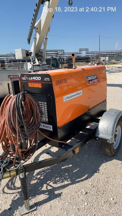 2022 Lincoln Electric LE400 Kubota V1505, Trlr, Cable Rack, Light Kit, ES Decals, T3