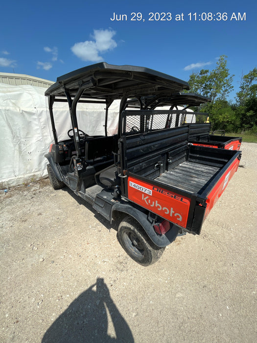 2022 Kubota RTV-X1140W-H Plastic Canopy, Windshield Acrylic Clear, LED Strobe Light, Wire Harness Kit, Back up Alarm