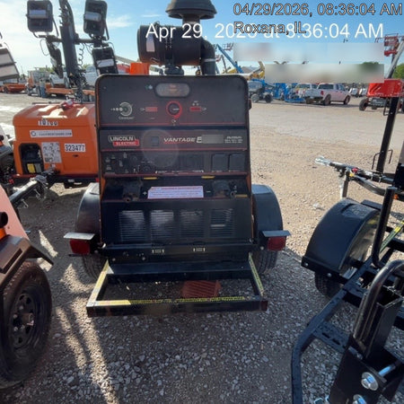 2021 Lincoln Electric Vantage 549X Ready Pak 3, ORANGE (includes trailer, cable rack, fender light kit)