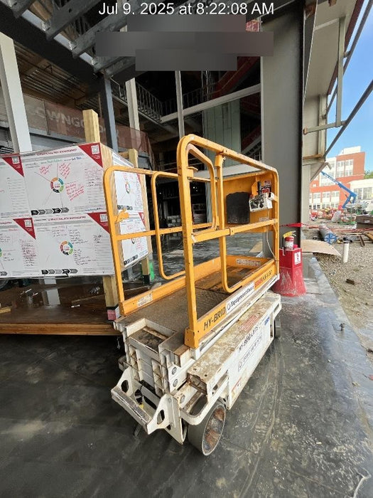 Custom Equipment HB-1430 Hy-Brid Scissor Lift
Platform capacity up to 670 lbs
Working height up to 20 ft
Weighs under 1,700 lbs
Non-marking wheels