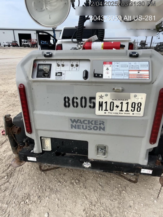 2018 Wacker Neuson LTV6L-MH Wacker Neuson LTV6L Towable Light Tower