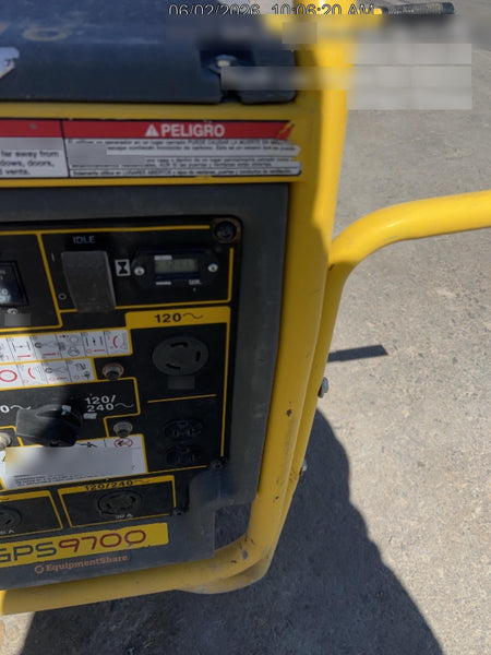 2018 Wacker Neuson GPS9700V Wacker Neuson GPS9700V Portable Generator