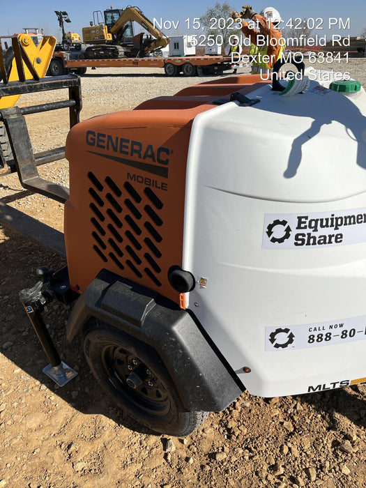 2023 Generac MLT2 Diesel, Flex Switch 120V Input, Powerzone Controller, (4) 320W LED Lights, 4kW Generator, 39.9 Gal Fuel Tank, 2" Ball, T3