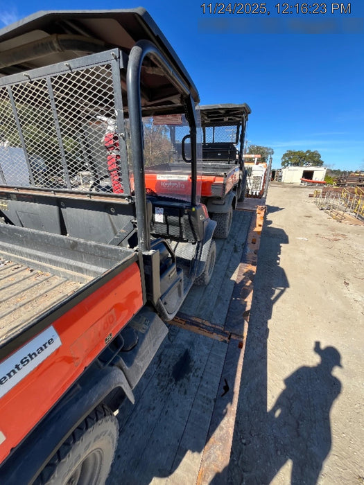 2020 Kubota RTV-X900 4wd Utility Cart, Diesel, 2 Seat, LED Strobe, Windshield Tempered Glass, Plastic Canopy, Wire Harness Kit, Backup Alarm