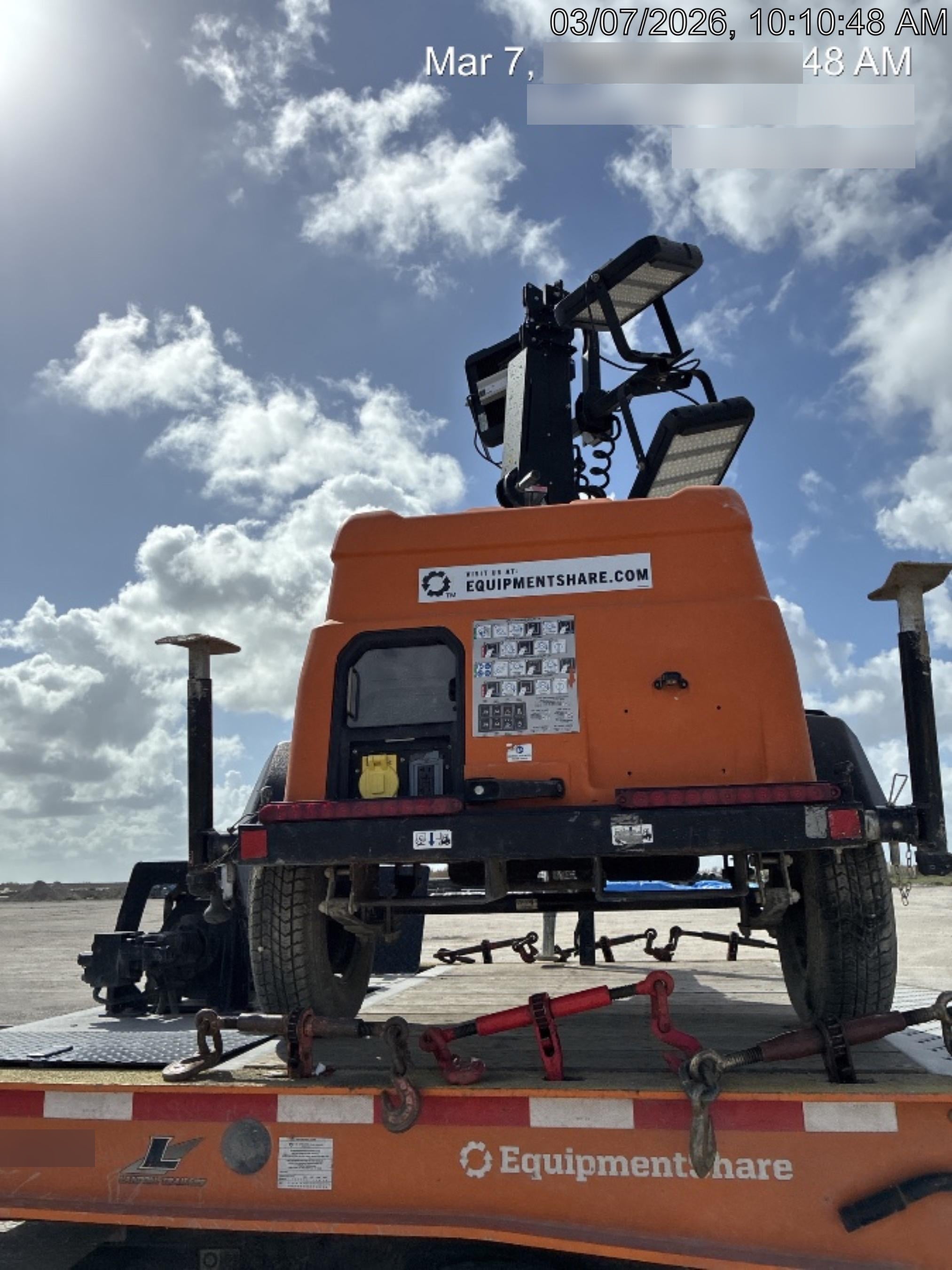 2023 Generac MLT2 Diesel, Flex Switch 120V Input, Powerzone Controller, 
(4) 320W LED Lights, 4kW Generator, 39.9 Gal Fuel Tank, 2" Ball, T3