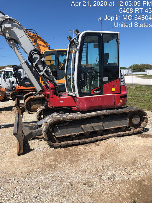 2016 TAKEUCHI TB280FR