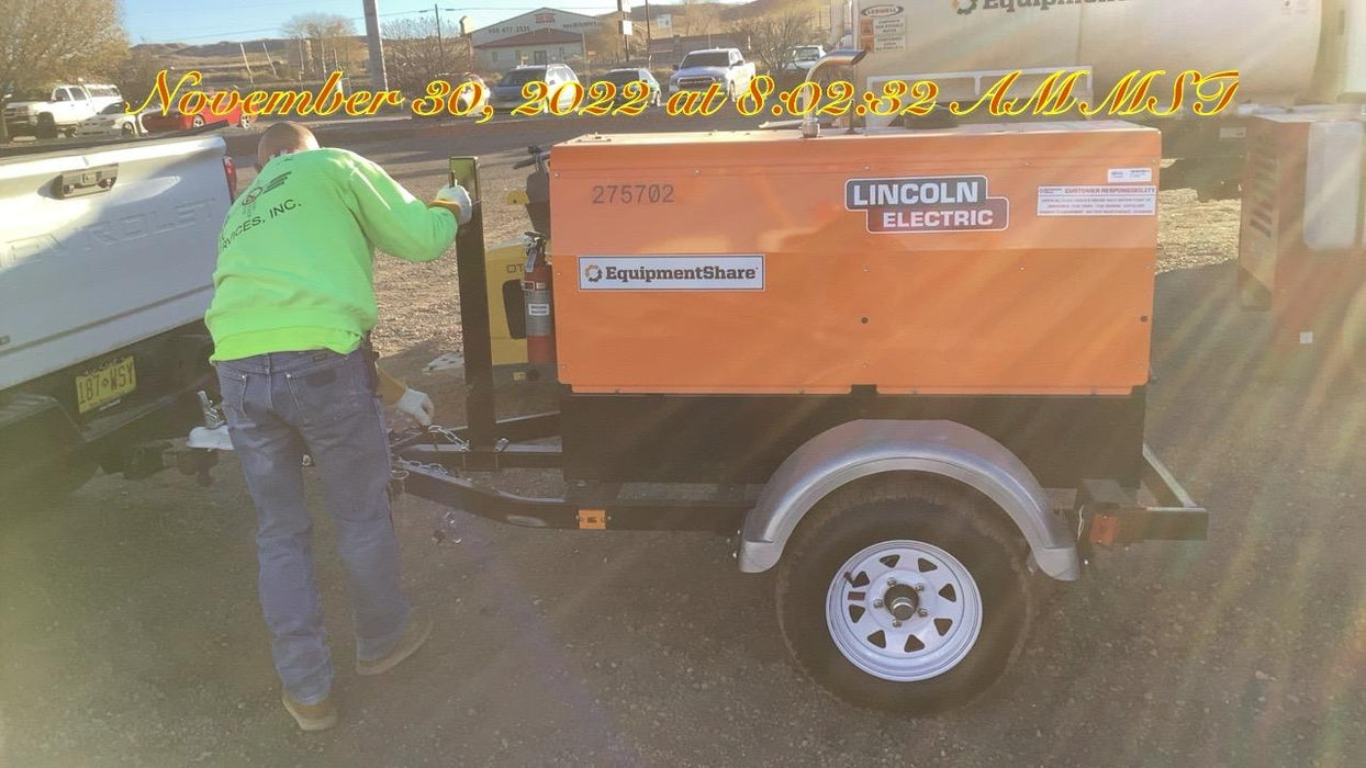 2022 Lincoln Electric LE400 Kubota V1505, Trlr, Cable Rack, Light Kit, ES Decals, T3