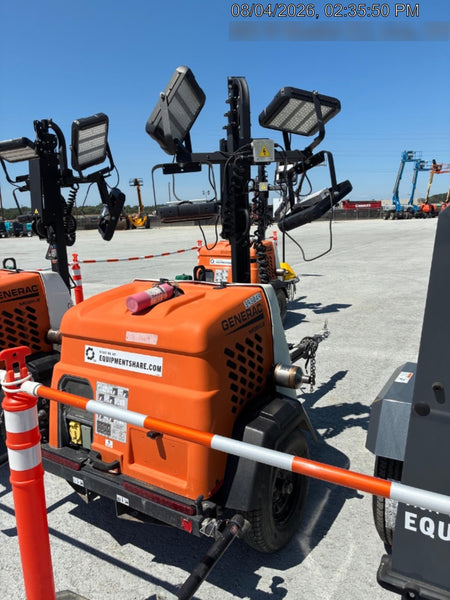 2024 Generac MLT2 Diesel, Flex Switch 120V Input, Powerzone Controller, 
(4) 320W LED Lights, 4kW Generator, 39.9 Gal Fuel Tank, 2" Ball, T3