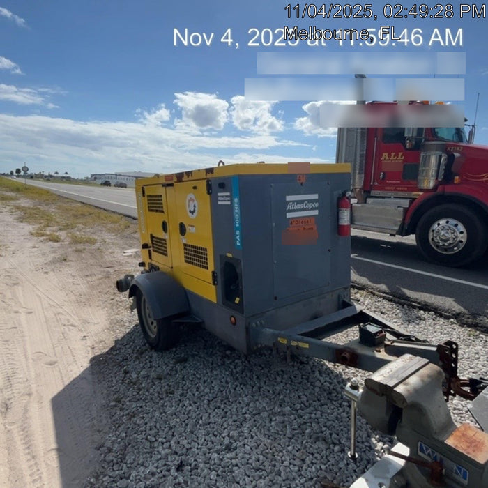 2020 ATLAS COPCO PAS 100 HF CS Enclosed