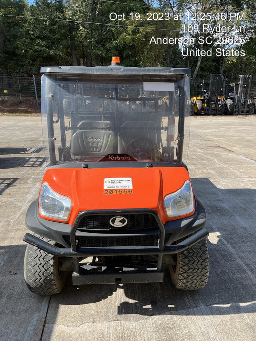 2022 Kubota RTV-X1140W-H Plastic Canopy, Windshield Acrylic Clear, LED Strobe Light, Wire Harness Kit, Back up Alarm