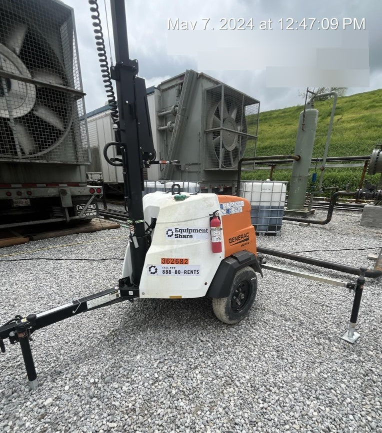 2023 Generac MLT2 Diesel, Flex Switch 120V Input, Powerzone Controller, 
(4) 320W LED Lights, 4kW Generator, 39.9 Gal Fuel Tank, 2" Ball, T3