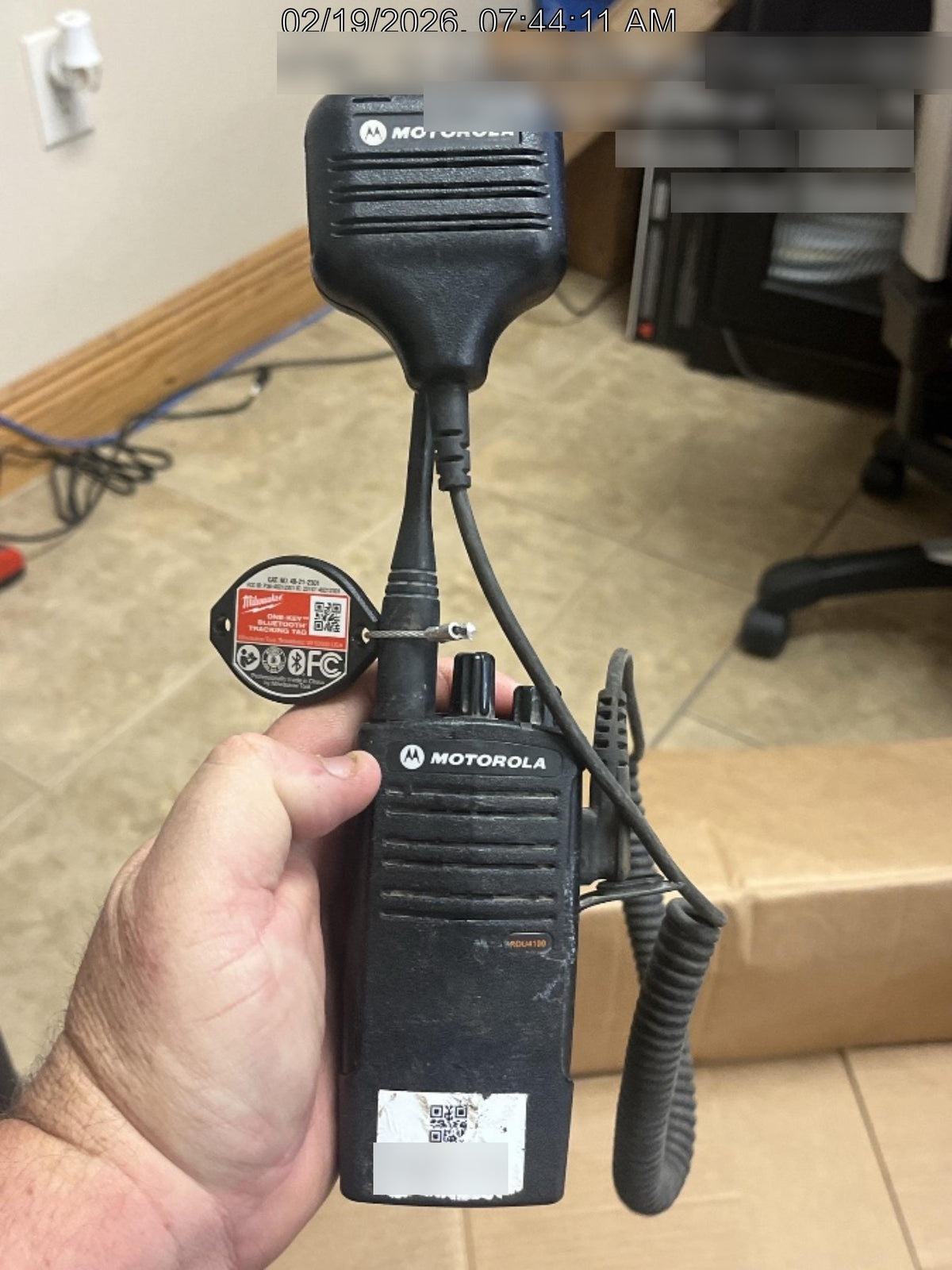 2020 MOTOROLA RDU4100