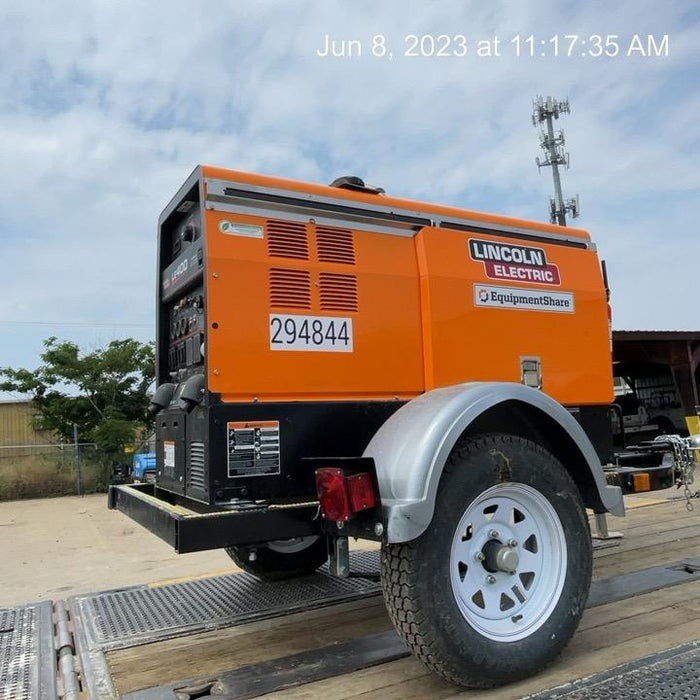 2023 Lincoln Electric LE400 Kubota V1505, Trlr, Cable Rack, Light Kit, ES Decals, T3