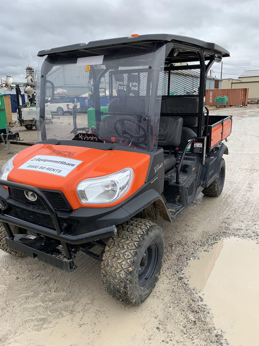 2021 Kubota RTV-X1140W-H Plastic Canopy, Windshield Acrylic Clear, LED Strobe Light, Wire Harness Kit, Back up Alarm