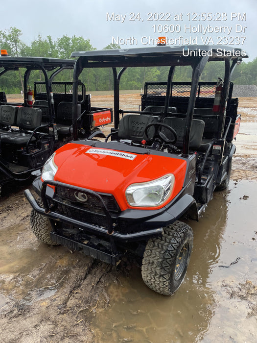 2020 Kubota RTV-X1140W-H 4WD utility cart -LED strobe -Windshield tempered glass -Plastic canopy -Wire harness kit -Backup alarm