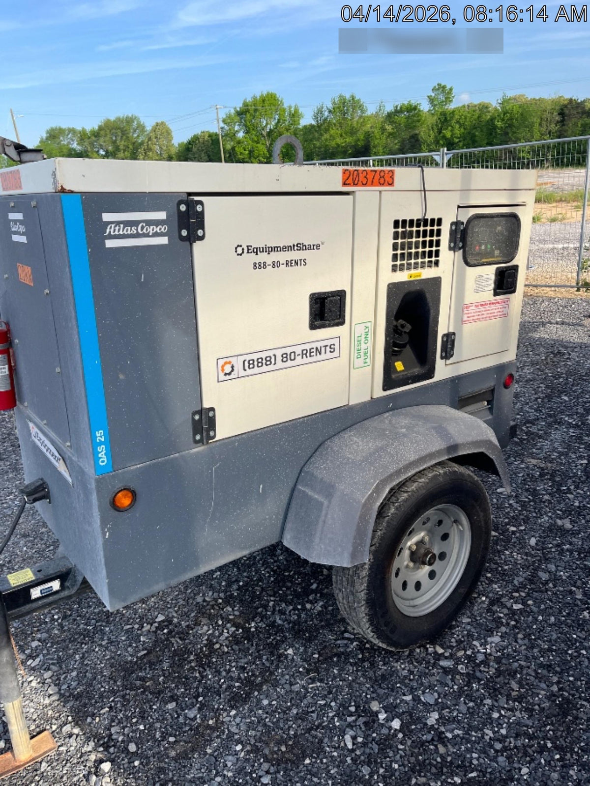 2022 ATLAS COPCO QAS25 CWK