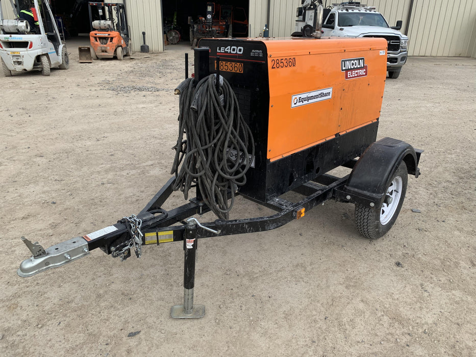 2022 Lincoln Electric LE400 Kubota V1505, Trlr, Cable Rack, Light Kit, ES Decals, T3