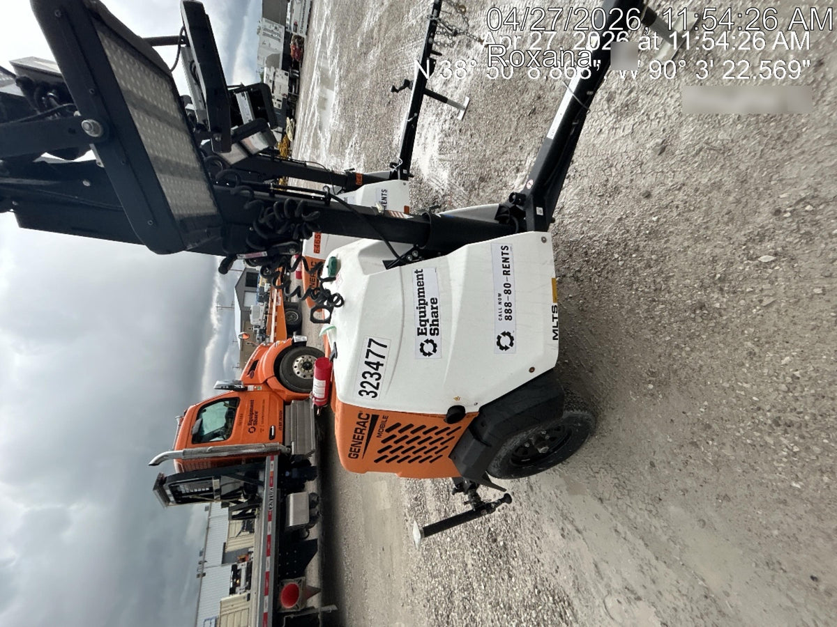2023 Generac MLT2 Diesel, Flex Switch 120V Input, Powerzone Controller, (4) 320W LED Lights, 4kW Generator, 39.9 Gal Fuel Tank, 2" Ball, T3