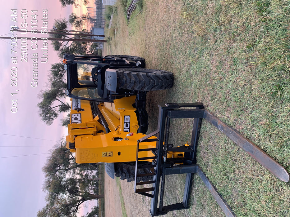 2020 JCB 509-42 Canopy, Solid Tires, Work Lights, Beacon, Aux Hydraulics, Back up Alarm, Lifting Eye, ES Decals
