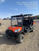 2022 Kubota RTV-X1140W-H Plastic Canopy, Windshield Acrylic Clear, LED Strobe Light, Wire Harness Kit, Back up Alarm
