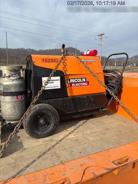 2021 Lincoln Electric Ranger 305 LPG LPG One-Pak (includes undercarriage, tank holder & tank strap) ORANGE