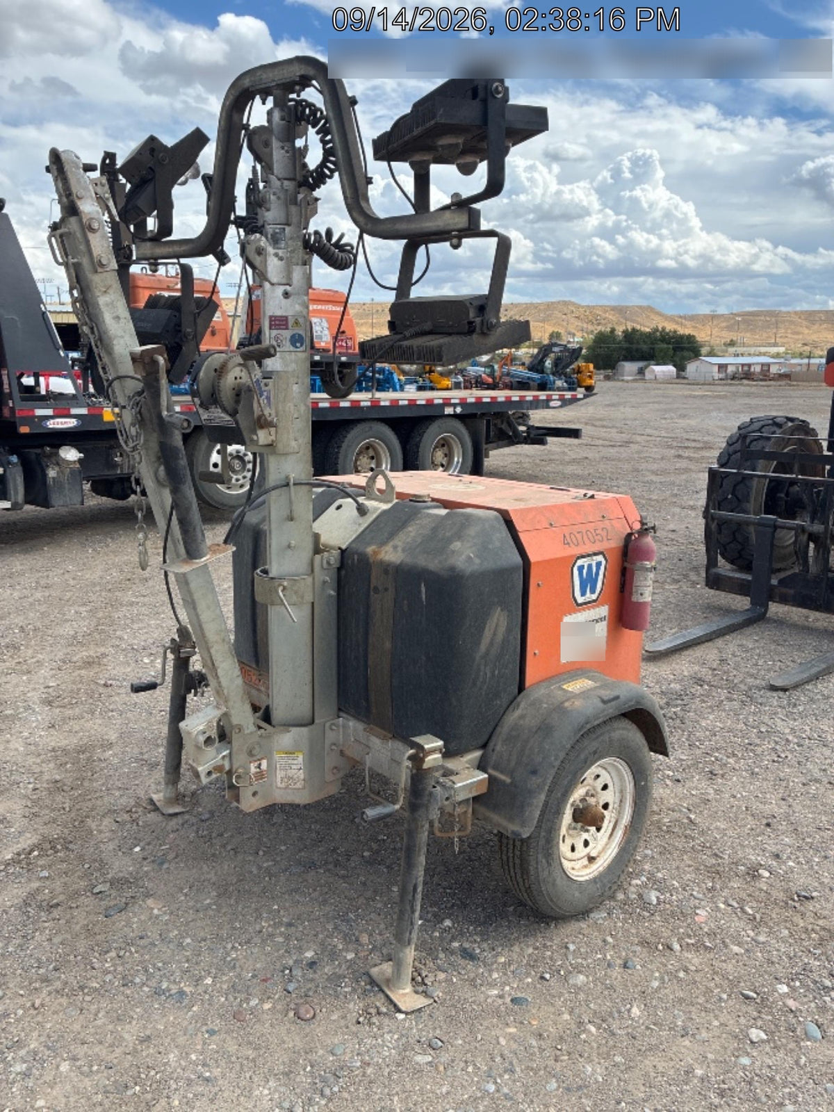 2024 Wanco WLTT-4MM4K Diesel, Deep Sea Controller, Shore Power Plug, Auto Start, (4) 350W LED Floodlights, 4kW Generator, 60 Gal Fuel Tank, 2" Ball, T3