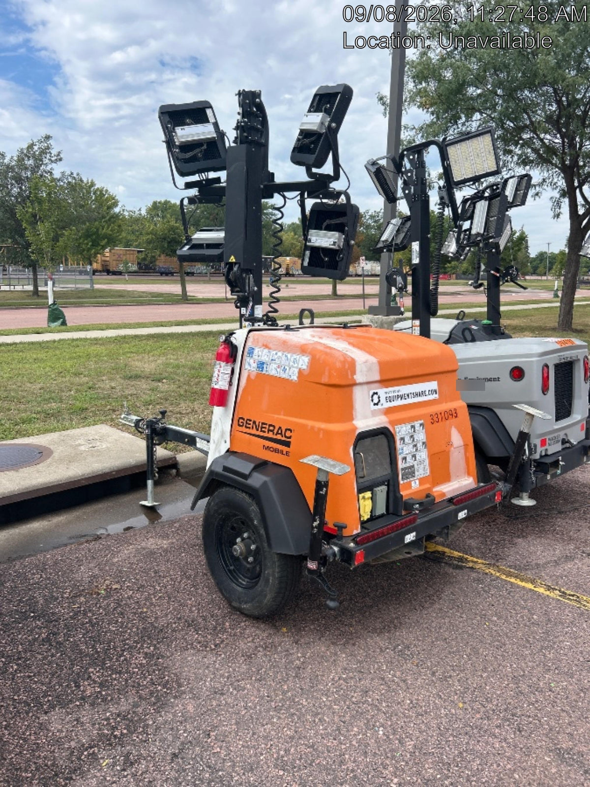 2023 Generac MLT2 Diesel, Flex Switch 120V Input, Powerzone Controller, (4) 320W LED Lights, 4kW Generator, 39.9 Gal Fuel Tank, 2" Ball, T3