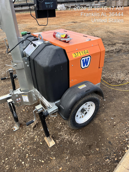 2023 Wanco WLTT-4MM4K Diesel, Deep Sea Controller, Shore Power Plug, Auto Start, (4) 350W LED Floodlights, 4kW Generator, 60 Gal Fuel Tank, 2" Ball, T3