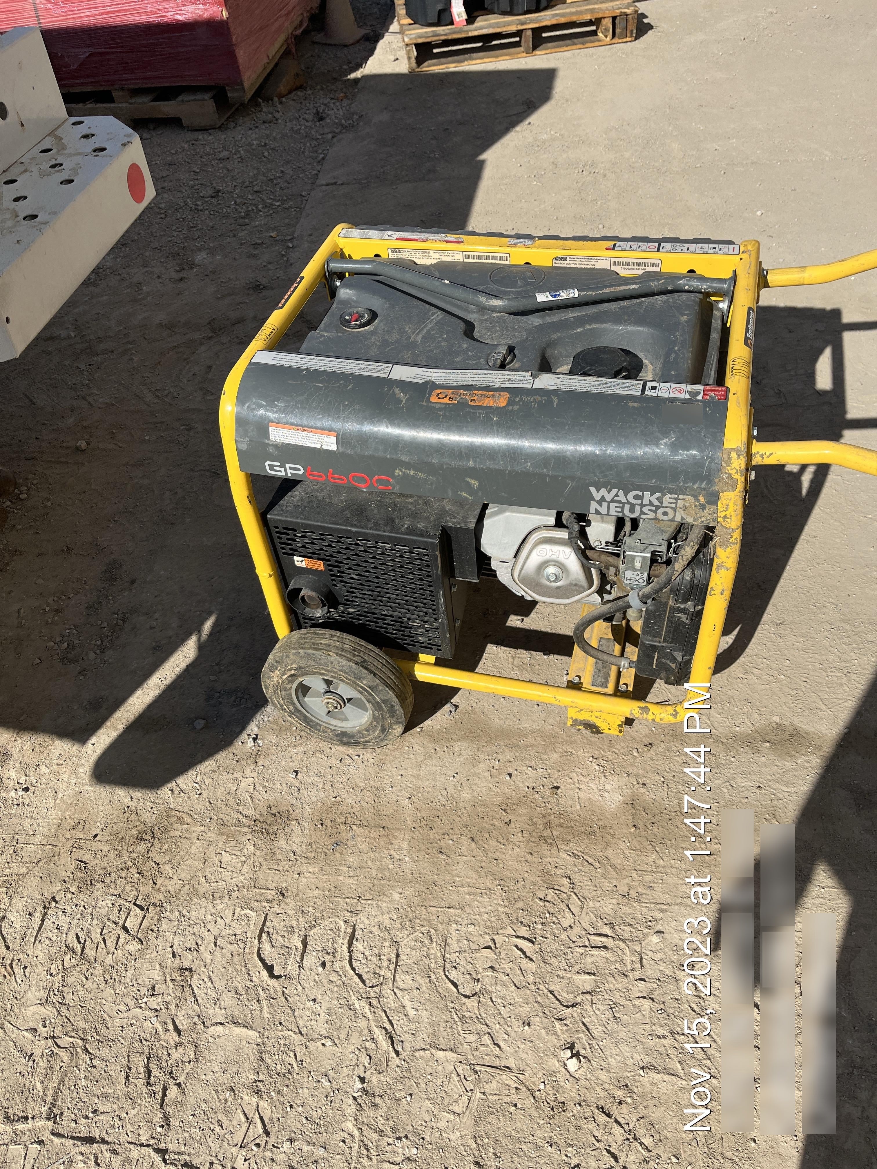 2018 WACKER NEUSON GP6600A