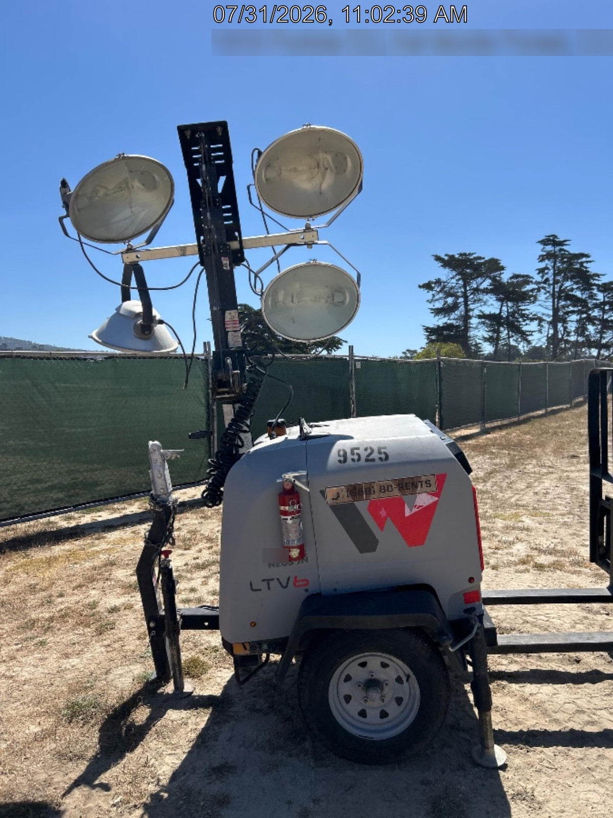Wacker Neuson LTV6K-MH Wacker Neuson LTV6L Towable Light Tower