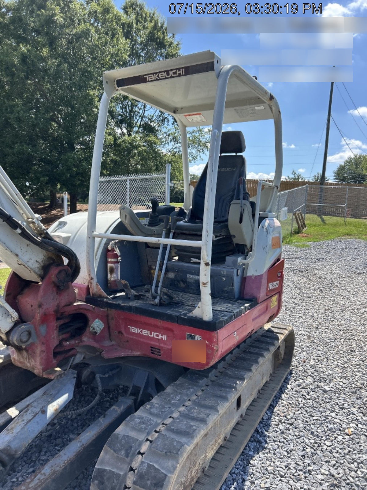 2019 TAKEUCHI TB260