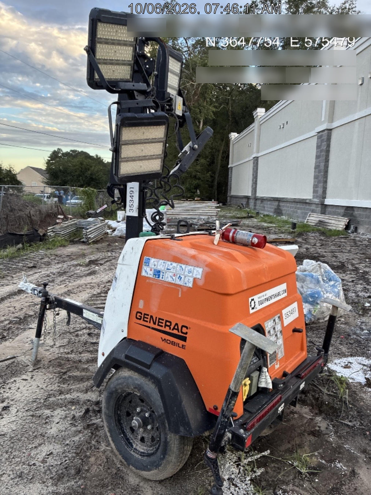 2023 Generac MLT2 Diesel, Flex Switch 120V Input, Powerzone Controller, (4) 320W LED Lights, 4kW Generator, 39.9 Gal Fuel Tank, 2" Ball, T3