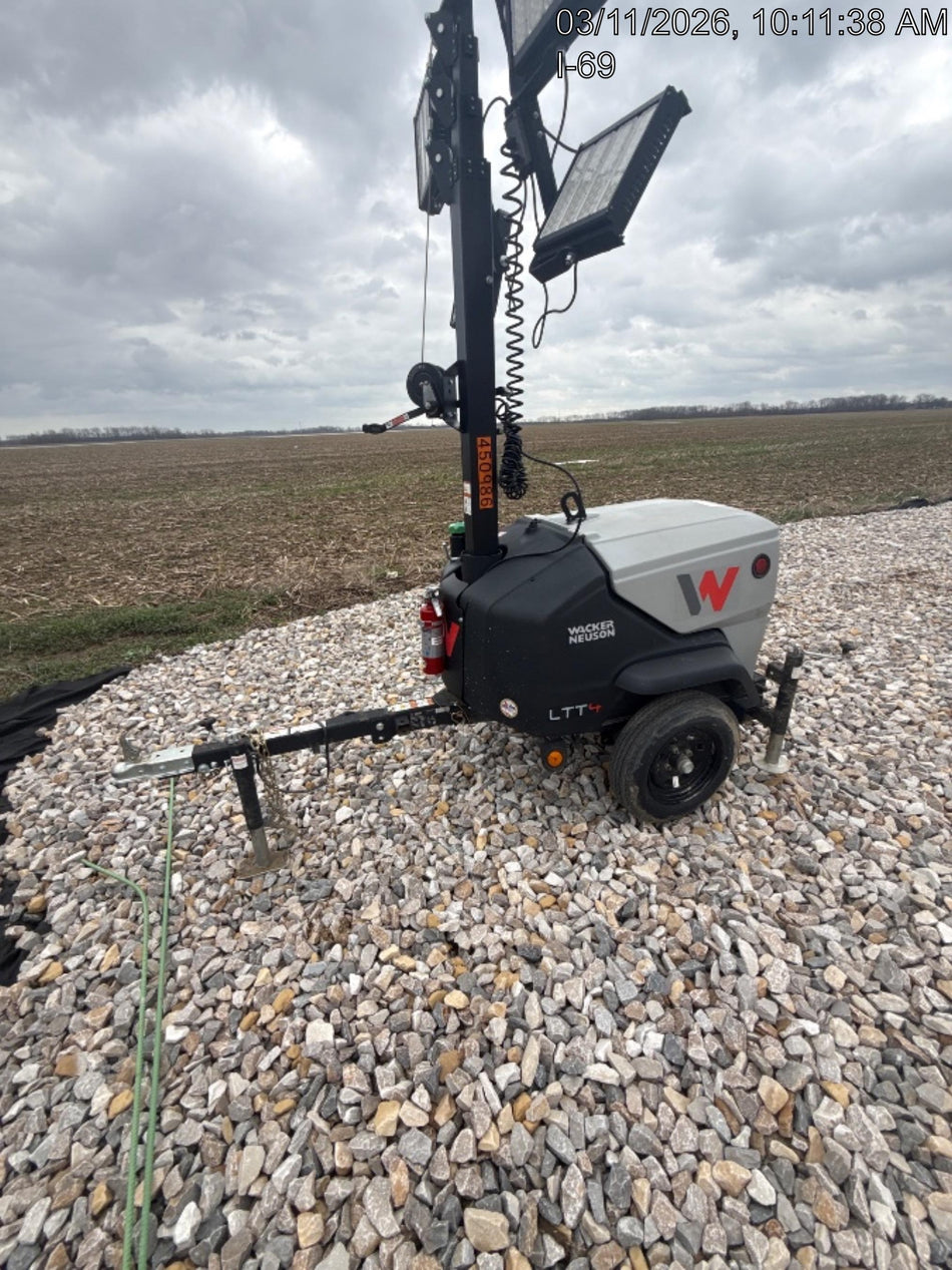 2024 Wacker Neuson LTT4 Diesel, Kohler KDW702, Deep Sea Controller, Auto Start, LED 320W, Bypass Outlet, T3