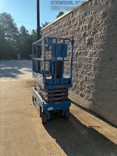 2020 Genie GS-1930 Solid Non Marking Tires, Beacon, Folding rails with half height swing gate