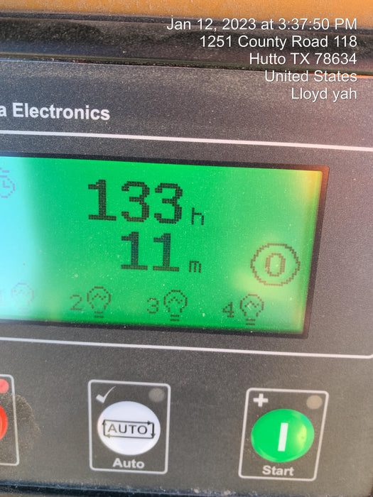 2022 Allmand NLV3GR (4) LED Light Fixture 350W, 23' Vertical Mast, 3kW Prime, Towable, ES Decals, T3