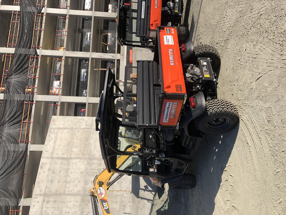 2019 Kubota RTV-X1140W-H 4wd Utility Cart, LED Strobe, Windshield Tempered Glass, Plastic Canopy, Wire Harness Kit, Backup Alarm
