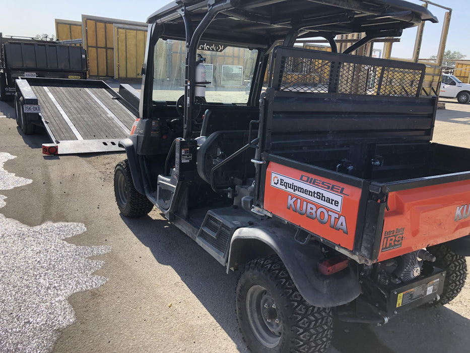 2019 Kubota RTV-X1140W-H 4wd Utility Cart, LED Strobe, Windshield Tempered Glass, Plastic Canopy, Wire Harness Kit, Backup Alarm