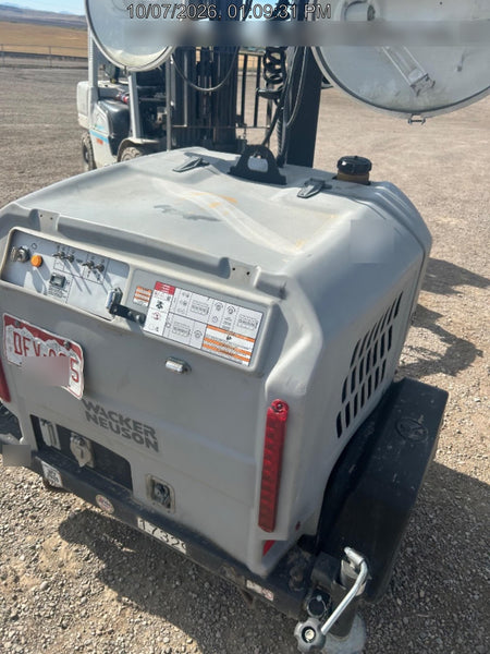 Wacker Neuson LTV6K-MH Wacker Neuson LTV6K Mobile Light Tower w/Fuel Level Sensor Installed