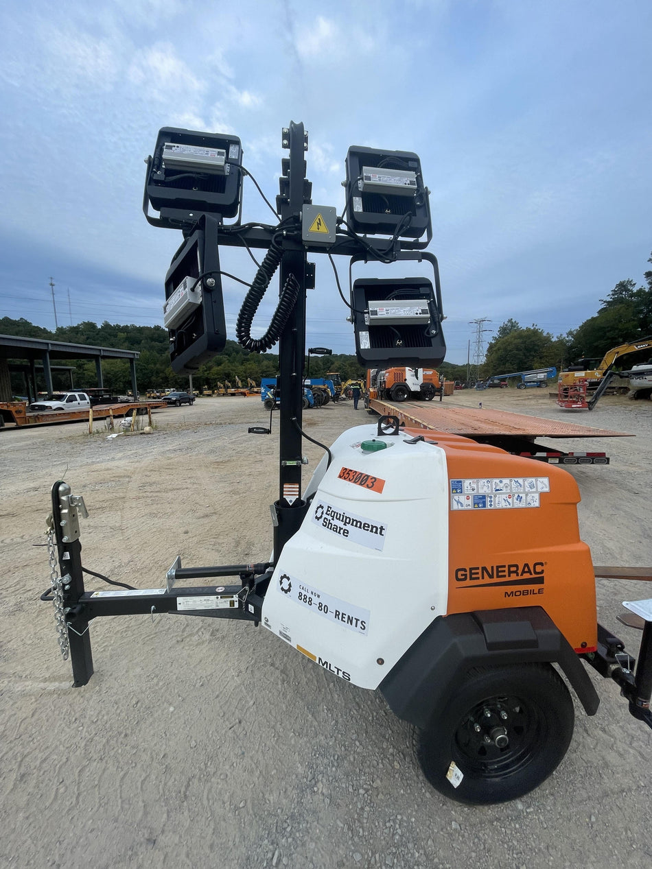 2023 Generac MLT2 Diesel, Flex Switch 120V Input, Powerzone Controller, (4) 320W LED Lights, 4kW Generator, 39.9 Gal Fuel Tank, 2" Ball, T3