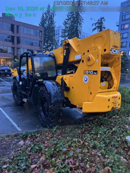 2020 JCB 510-56 Canopy, Solid Tires, Work Lights, Beacon, Aux Hydraulics, Back up Alarm, Lifting Eye, ES Decals